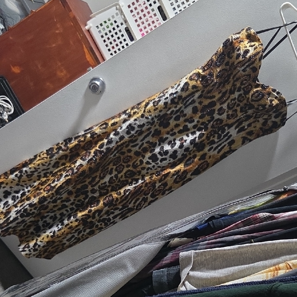 Elegant Leopard Print Prom Dress
